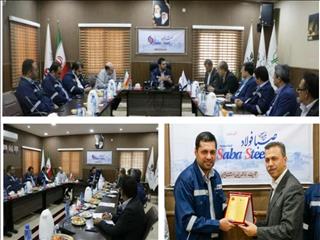 دیدار مدیرعامل و معاونین صبافولاد با مسوولان بانک ملت