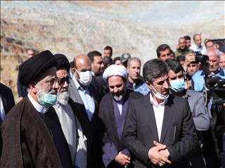 رئیسی در معدن