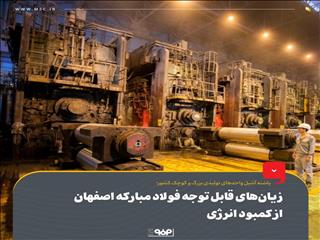 زیان‌های قابل توجه فولاد مبارکه اصفهان از کمبود انرژی