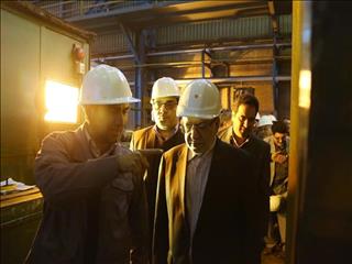 دیدار وزیر از کارخانه سدید