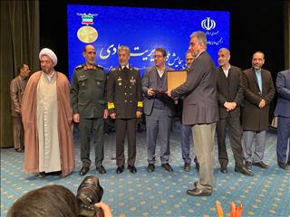 تقدیر از مدیرعامل شرکت مس به عنوان مدیر نمونه جهادی
