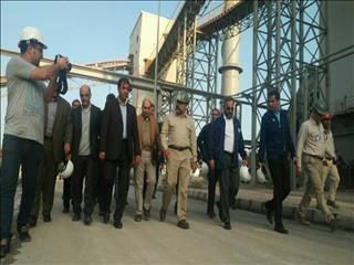 بازدید دکتر غریب پور از گندله سازی مادکوش