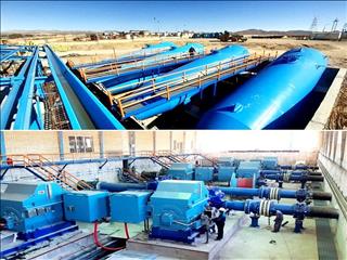 ۹ عملیات اجرایی پروژه انتقال آب دریای عمان به استان شرقی