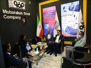 حضور فعال شرکت فولاد هرمزگان در چهاردهمین نمایشگاه بین‌المللی صنعت مالی