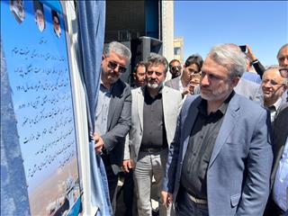 بهره برداری از واحد تولید آهک دانه بندی شده در خرانق