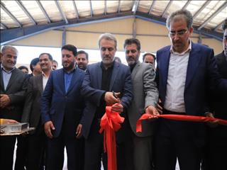 واحد بزرگ تولید کاشی و سرامیک در میبد افتتاح شد