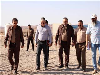 بازدید مدیر عامل چادرملو از پروژه مجتمع فروآلیاژ ها