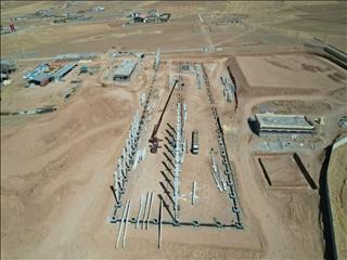 پیشرفت چشمگیر در نصب سازه‌های فلزی سالن‌های طرح «نوار نقاله استیل کورد الشتر»