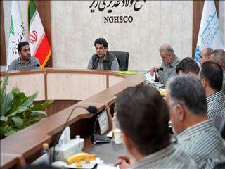 مرور عملکرد ۳ ماهه اخیر مجتمع فولاد غدیر نی ریز در نشست هم اندیشی با سرپرست مجتمع